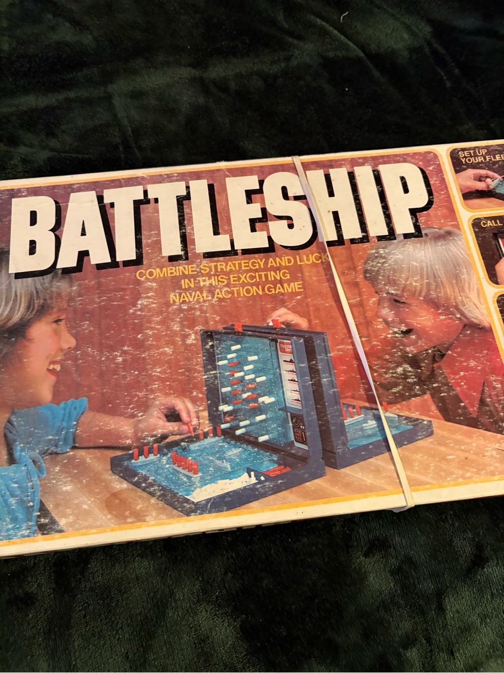 Battleship Classic Board Game - Blue & Red